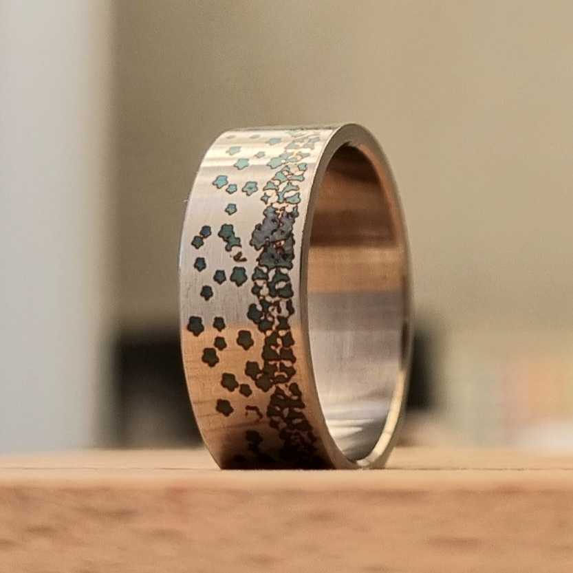 Addon aus Titan "Unterschiedlich" 23 - Grösse 52