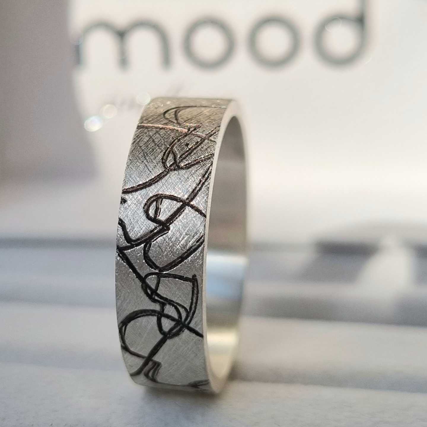 Addon en argent brossé "coeurs en pagaille" taille 70 - Seconde main