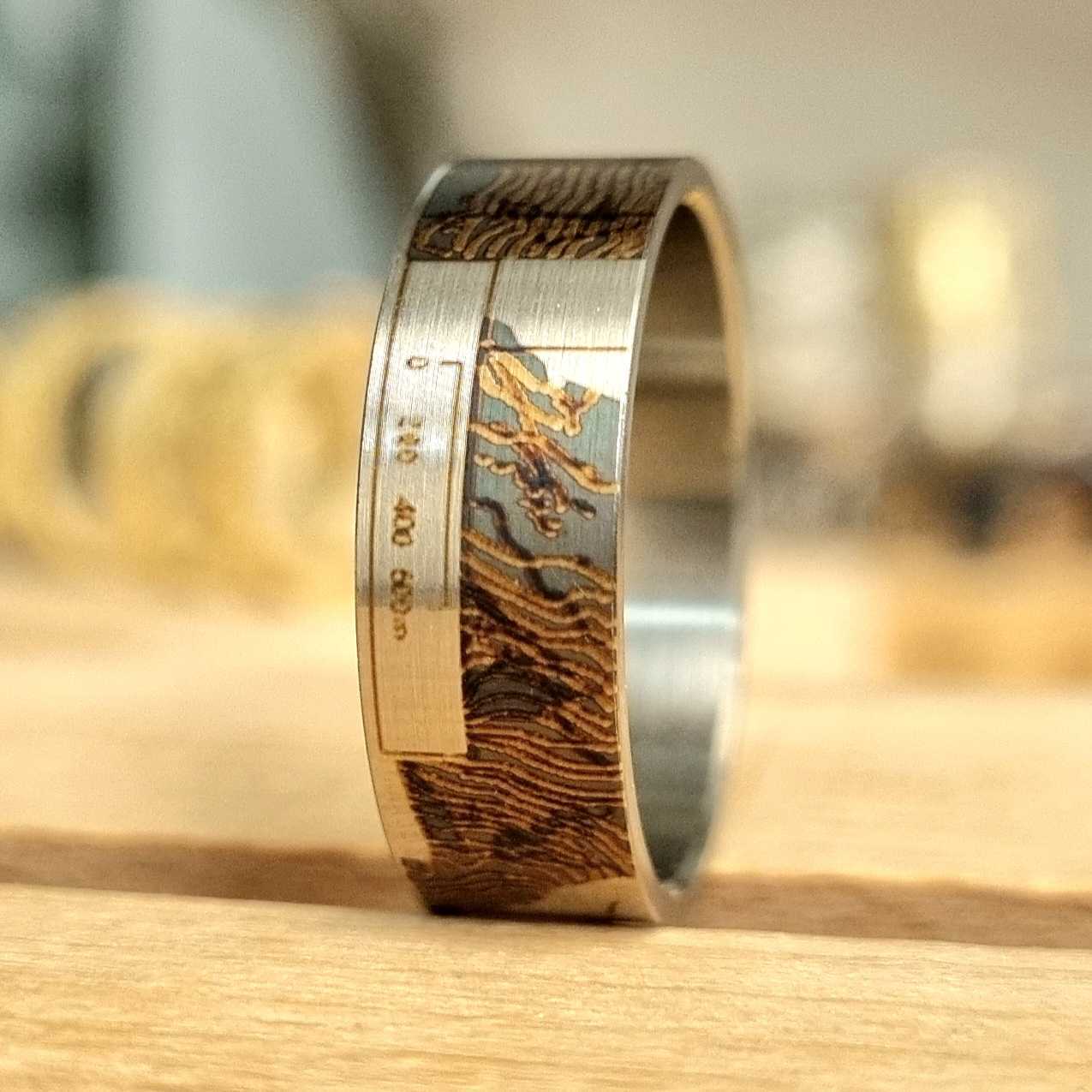 Addon aus Titan „Die Unterschiedlichen“ - Grösse 58