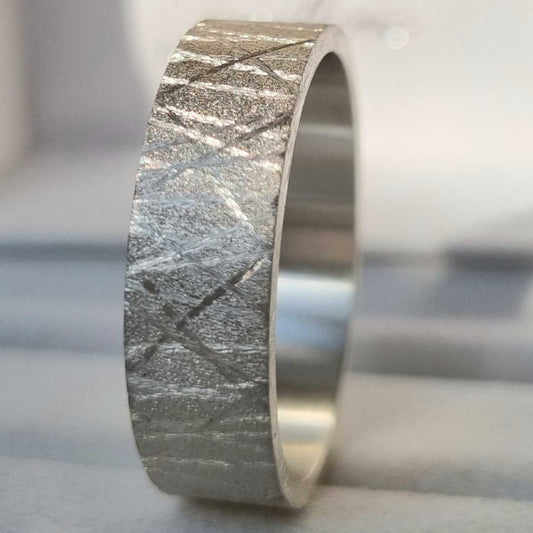 Addon en argent brossé "Griffe d'argent" taille 70 - Seconde main