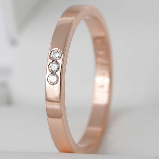 medium en or rose serti de diamants taille 54 - Seconde main