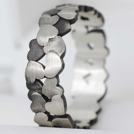 Anneau (Addon) en argent "True Love" taille 56 - Seconde main