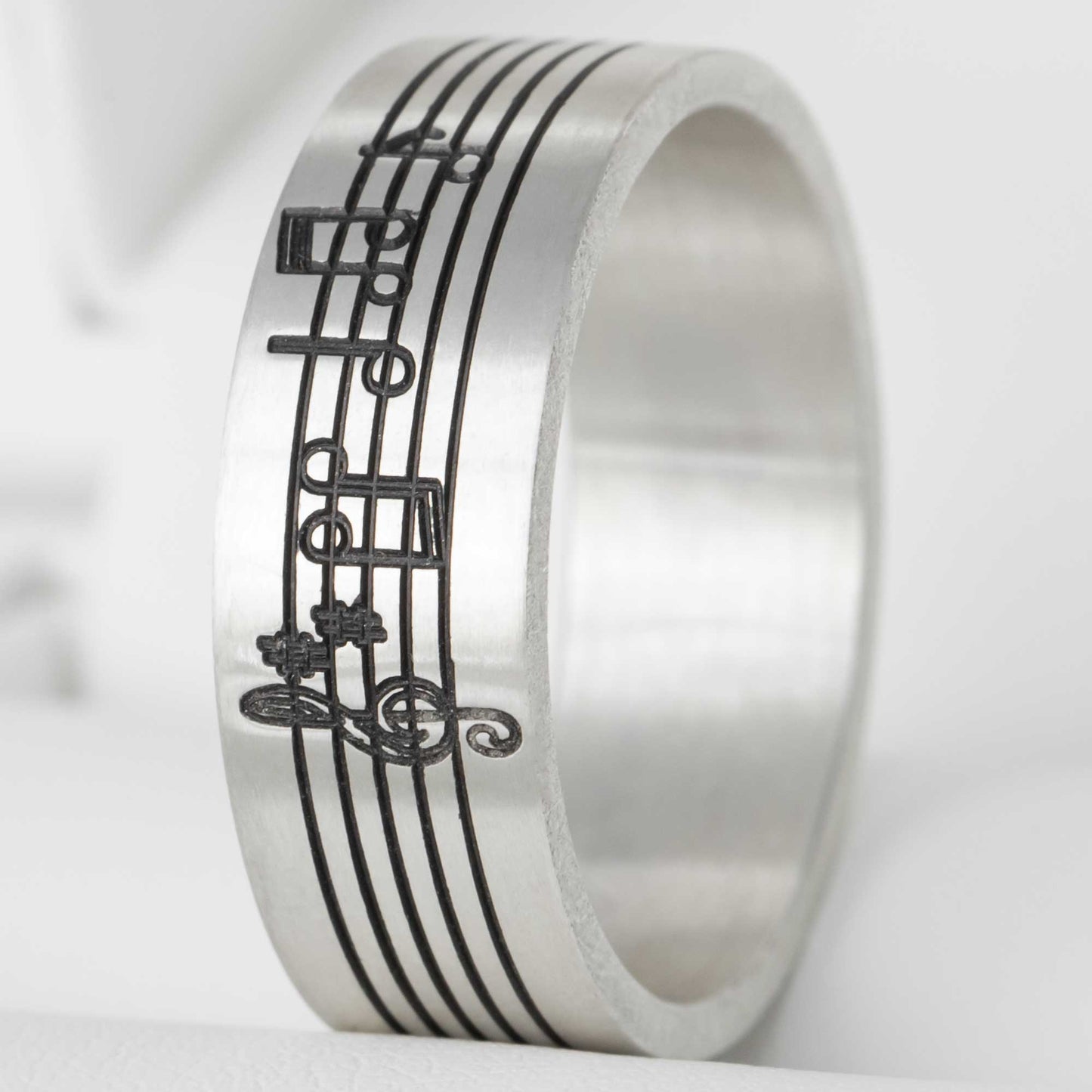 Addon en argent "Music" - Taille 56 - Seconde main