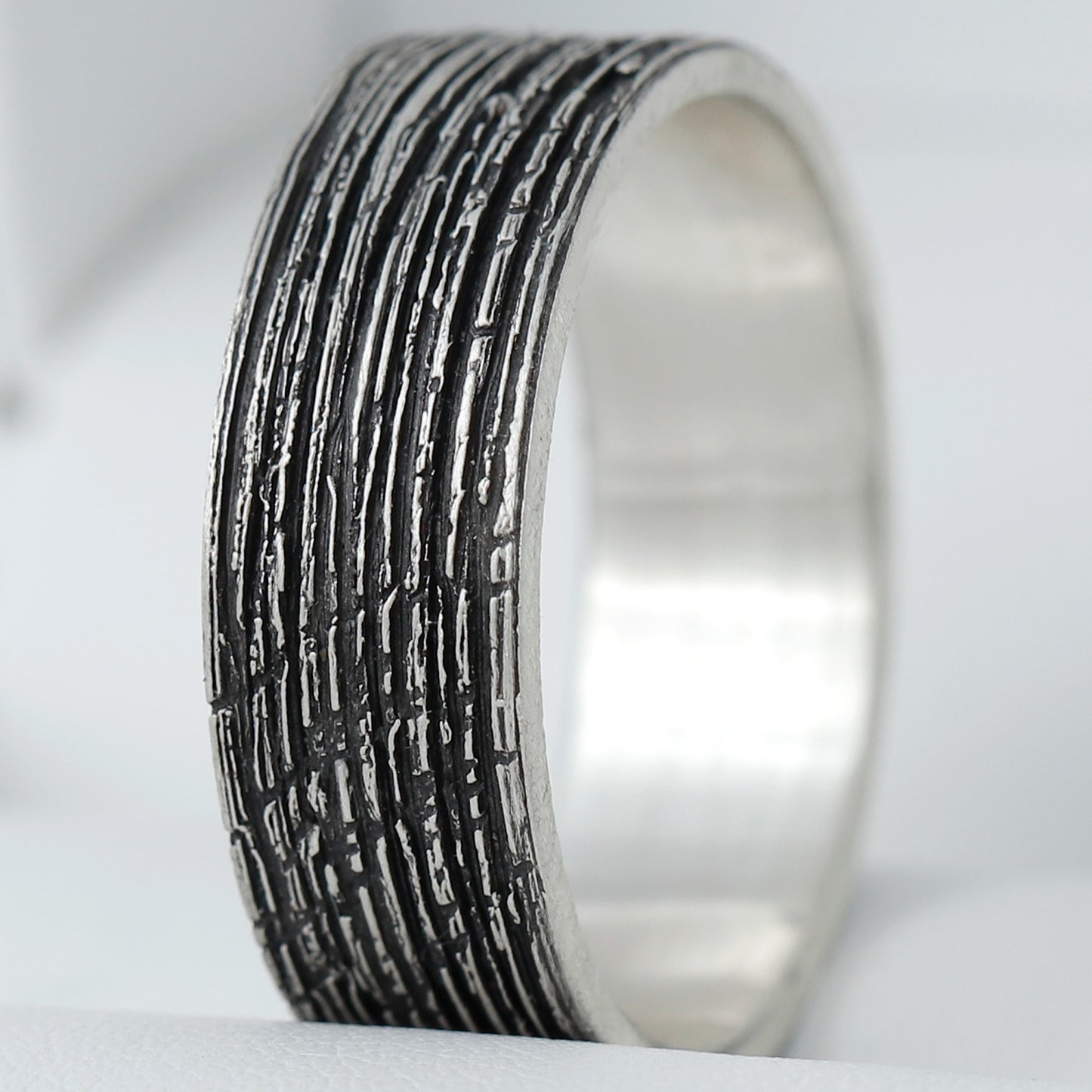 Addon en argent "Cocon de soie" taille 58 - Seconde main
