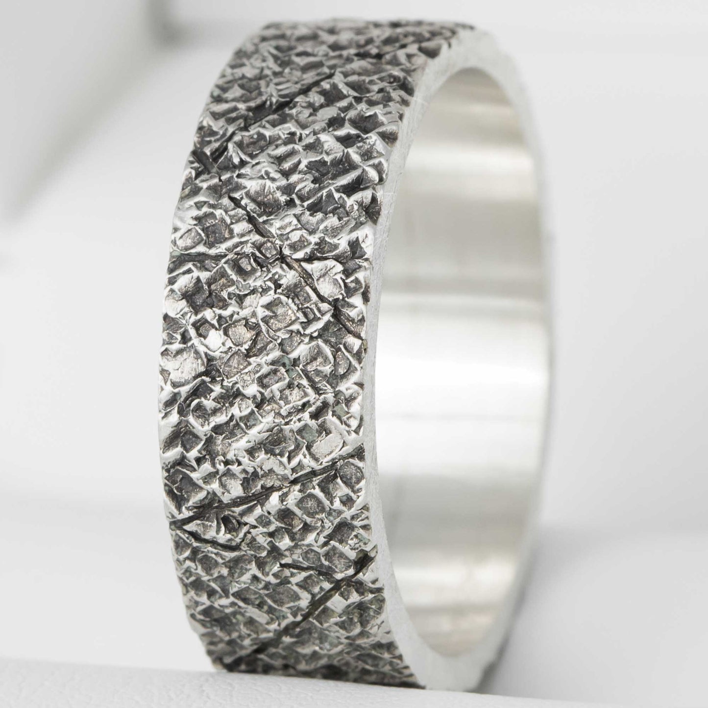 Anneau (Addon entier) en argent "rock" taille 58 - Seconde main