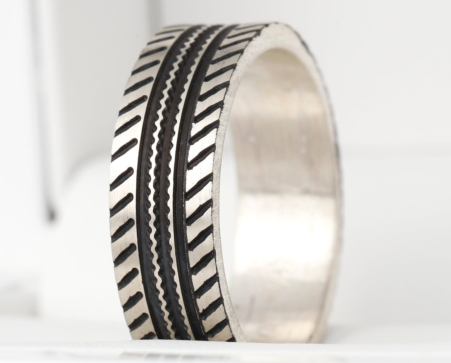 Addon en argent "Mark-1" Taille 58 - Seconde main