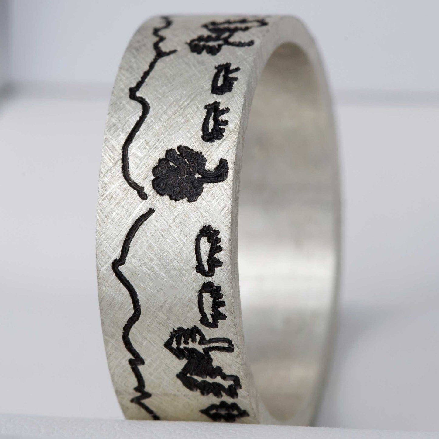 Addon aus Silber „Unterschiedlich“ - Grösse 58