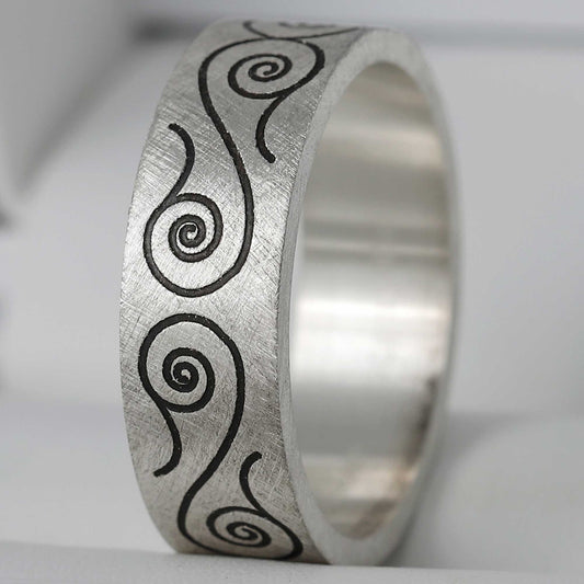 Anneau (Addon) en argent "Entrelacés" 60 - Seconde main