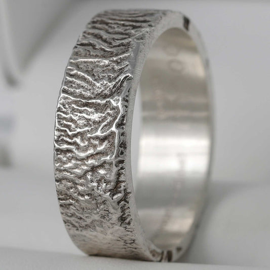 Anneau (Addon) en argent "fusion" 60 - Seconde main