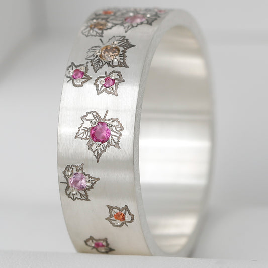 Addon en argent serti "Flavie" - Taille 60 - Seconde main