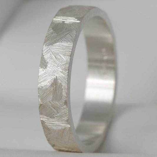 Anneau (Addon deux tiers) en argent "Paillette" 60 - Seconde main