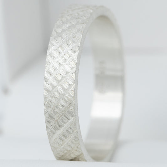 Addon deux tiers en argent différent "Croisé" - Taille 66