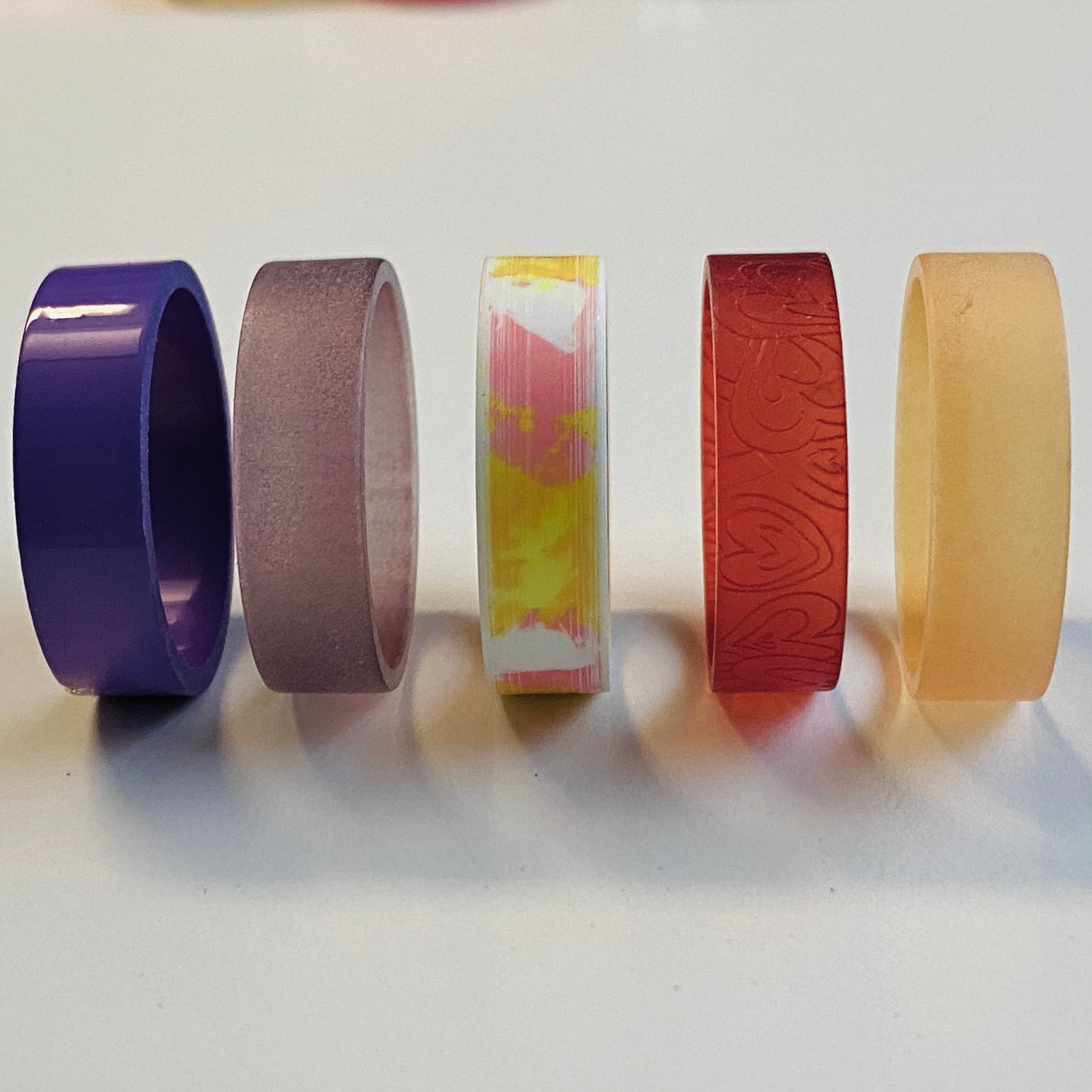 Set mit Innenringe aus Polymer "Unterschiedlich" Grösse 68 Nr.1