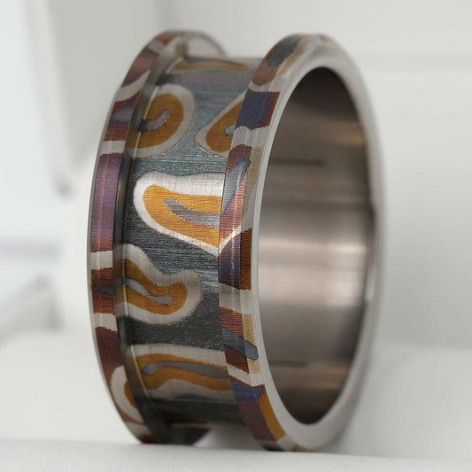 Base small titane "différente 3" - Taille 72