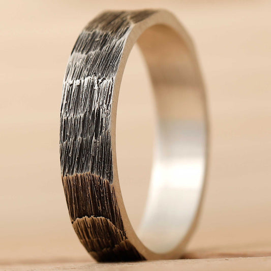 Deux tiers en argent "Shell" Taille 58 - Seconde main