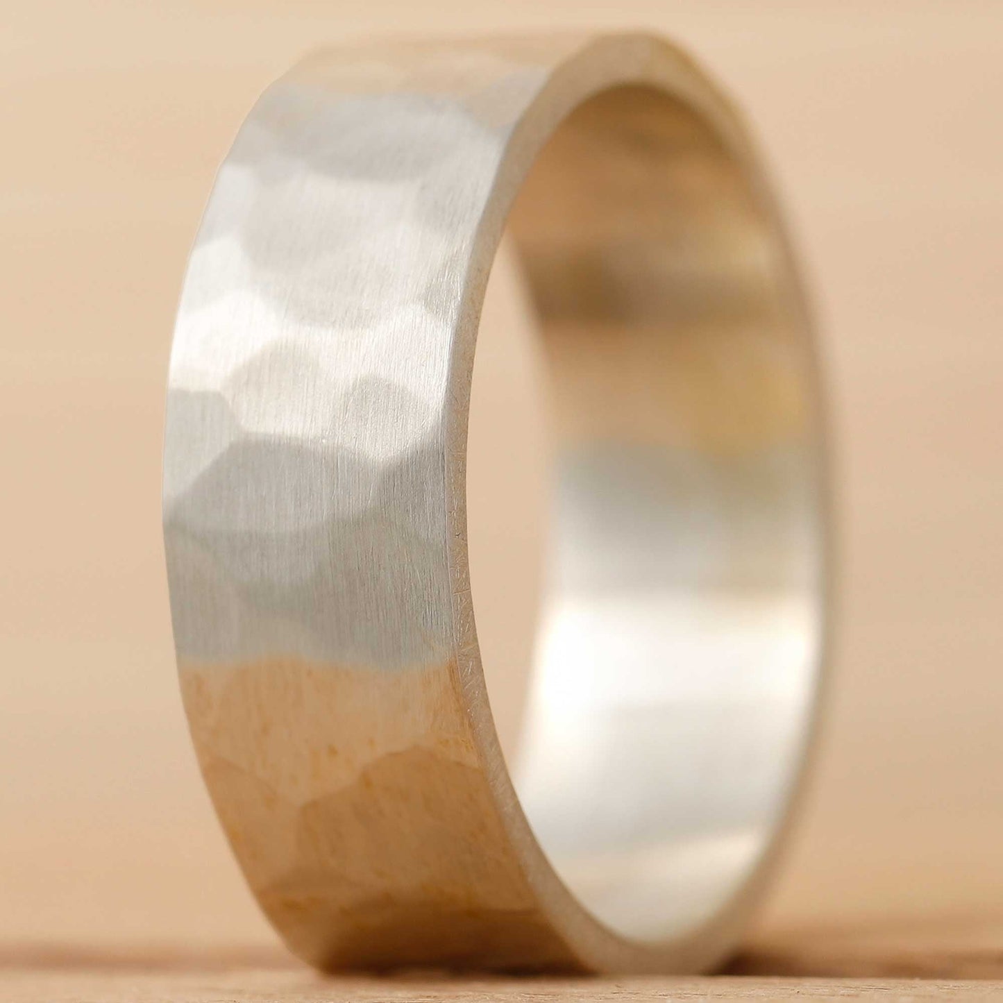 Addon en argent "Martelé" Taille 58 - Seconde main