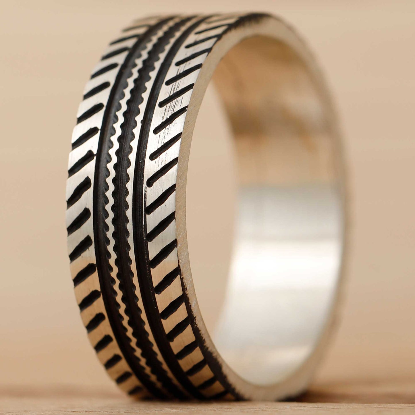 Addon en argent "Mark-1" Taille 58 - Seconde main