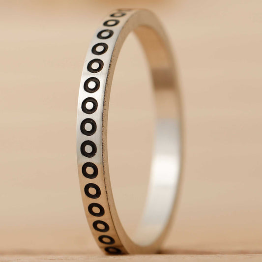 medium en argent "Circle" Taille 58 - Seconde main