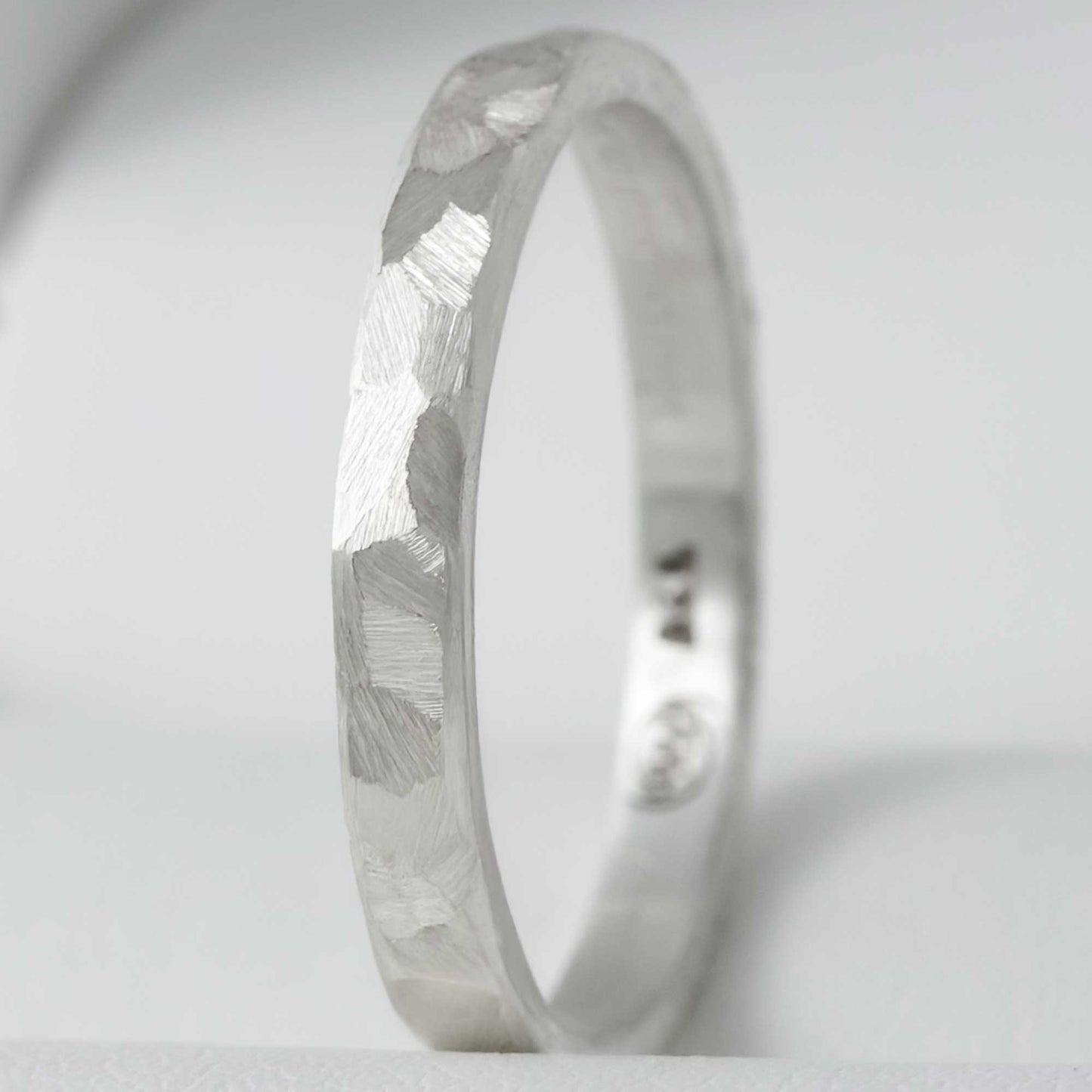 Anneau fin (medium) en argent Paillettes taille 52 - Seconde main