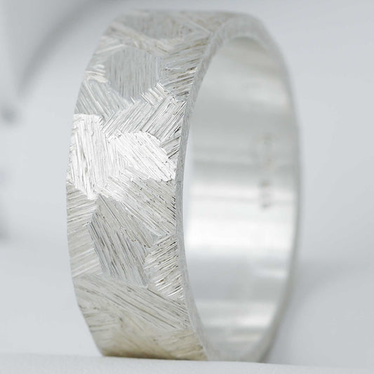 Anneau (Addon) en argent Paillettes taille 56 - Seconde main