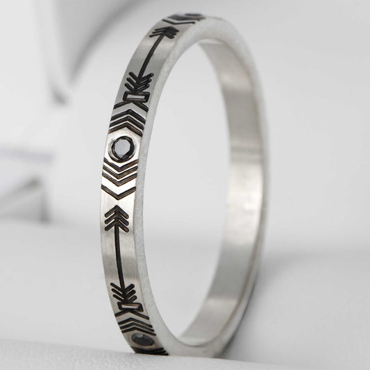 Medium en argent Boho Black taille 58 - Seconde main