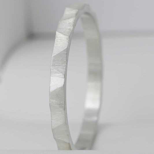 Anneau fin (Addon medium) en argent "Sahara" taille 66 - Seconde main