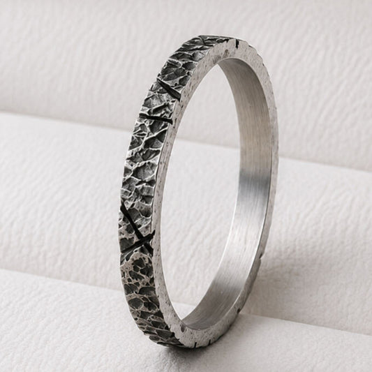 Medium Addon aus Silber "Rock" 56 - Secondhand