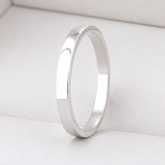 Medium Addon aus Silber "Pailletten" Grösse 52 - Secondhand